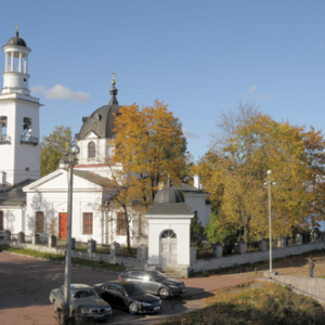 Входная группа Церковь Святого благоверного князя Александра Невского в Усть-Ижоре. 