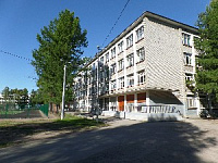 Входная группа Школа № 523 Колпинского района. Колпино (Колпинский район),  проспект Ленина,  31, лит. А