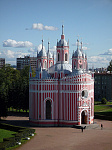 Входная группа Чесменская церковь. Санкт-Петербург (Московский район),  Ленсовета,  12
