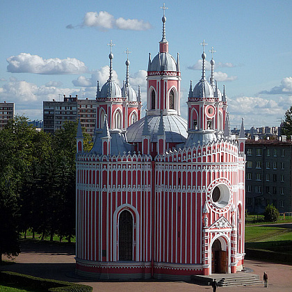 Входная группа Чесменская церковь. 