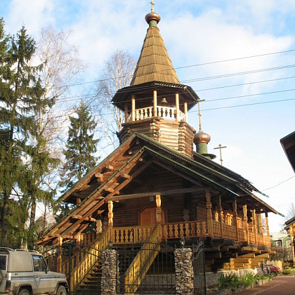 Входная группа Храм Святителя Иоасафа Белгородского в Парголово. 