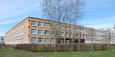 Входная группа Школа № 430 Петродворцового района. Ломоносов,  Скуридина,  6а
