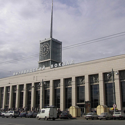 Входная группа Финляндский вокзал, (Железнодорожная станция Санкт-Петербург-Пассажирский-Финляндский). 