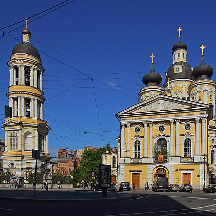 Входная группа Собор Владимирской иконы Божией Матери на Владимирской площади. 