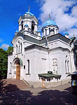 Входная группа Спасо-Парголовский храм. Санкт-Петербург (Выборгский район),  Выборгское шоссе,  106а