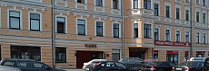 Входная группа Мануфактура, бизнес-центр (БЦ Мануфактура). Санкт-Петербург (Московский район),  Цветочная,  25А