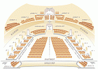 План большого зала, Театр музыкальных комедий, Санкт-Петербург