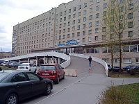 Входная группа Городская больница № 26. Санкт-Петербург (Московский район),  Костюшко,  2